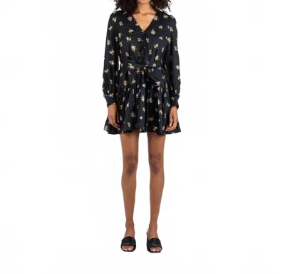 Baum Und Pferdgarten Anise Dress In Black Flower