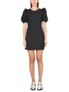 Baum Und Pferdgarten Puff Sleeve Dress In Black