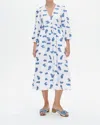 Baum Und Pferdgarten Asina Dress In Blue Bouquet In Multi
