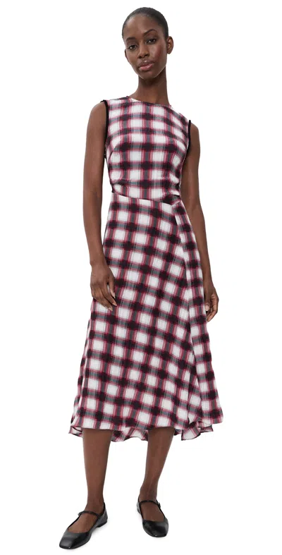 Baum Und Pferdgarten Atina Midi Dress Red Check