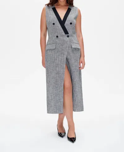 Baum Und Pferdgarten Aurore Dress In Salt And Pepper In Gray