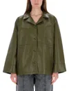 Baum Und Pferdgarten Single-breasted Casual Jacket In Green