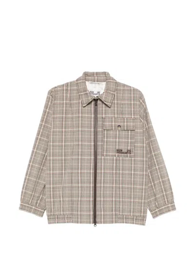 Baum Und Pferdgarten Beline Checked Jacket In Neutral