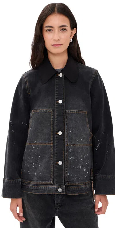 Baum Und Pferdgarten Benilda Denim Jacket Black Washed Denim