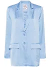 Baum Und Pferdgarten Bertha Creased-effect Blazer In Blue