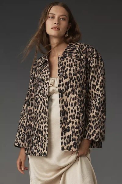 Baum Und Pferdgarten Bessie Leopard Blouse In Multicolor