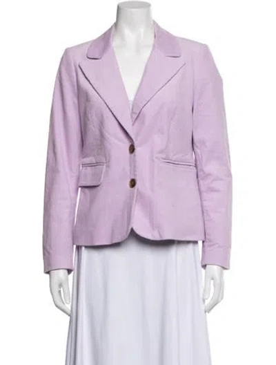 Pre-owned Baum Und Pferdgarten Blazer In Purple
