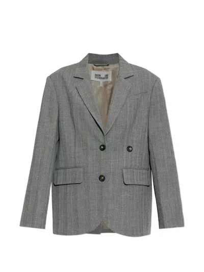Baum Und Pferdgarten Bleone Herringbone Blazer In Multi