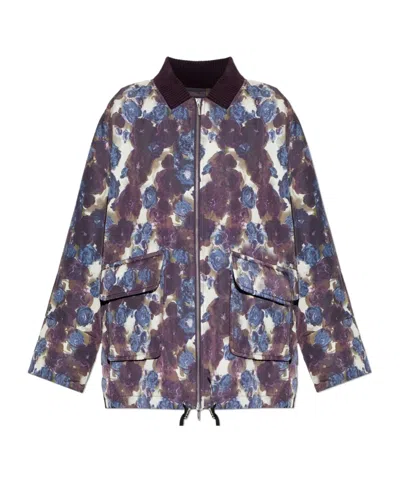Baum Und Pferdgarten Boline Floral Print Jacket In Purple
