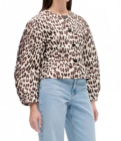 Baum Und Pferdgarten Bonni Leopard Jacket In Beige In Neutral