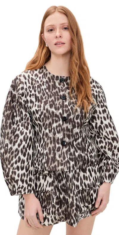 Baum Und Pferdgarten Bonni Leopard Jacket Light Leopard In Gray