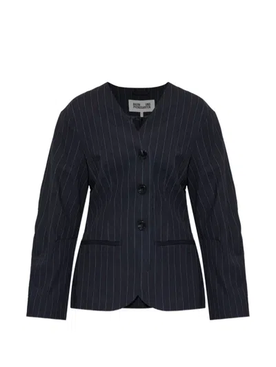 Baum Und Pferdgarten Botilma Pinstripe-pattern Blazer In Blue