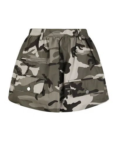 Baum Und Pferdgarten Camouflage Print Skirt In Green