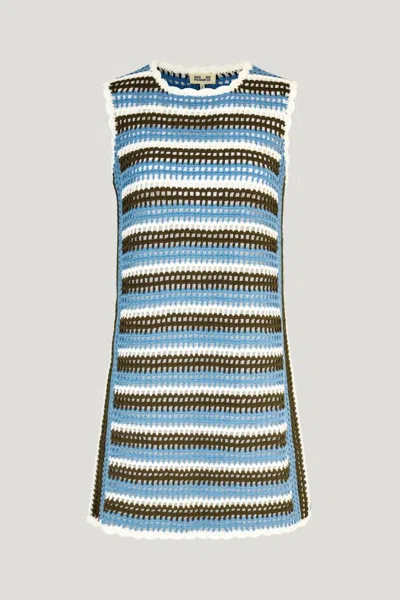 Baum Und Pferdgarten Casie Dress In Ashleigh Crochet In Blue