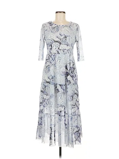 Pre-owned Baum Und Pferdgarten Casual Dress In Blue