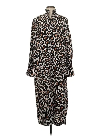 Pre-owned Baum Und Pferdgarten Casual Dress In Brown