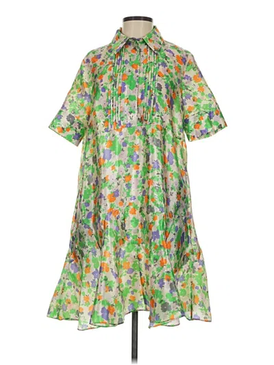 Pre-owned Baum Und Pferdgarten Casual Dress In Green