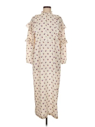 Pre-owned Baum Und Pferdgarten Casual Dress In Ivory