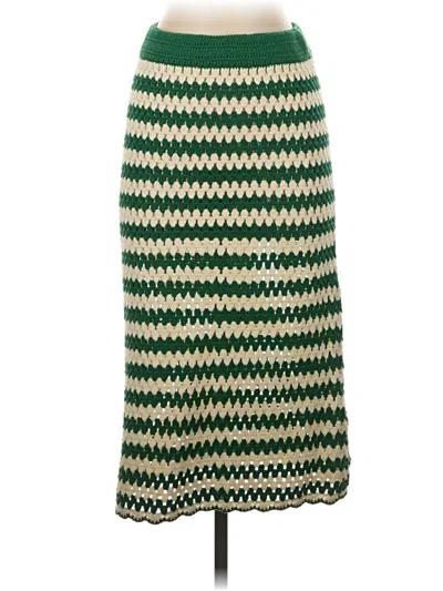 Pre-owned Baum Und Pferdgarten Casual Skirt In Green