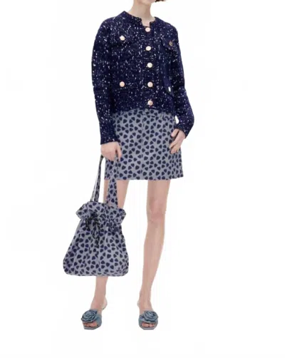Baum Und Pferdgarten Cat Jacket In Inkling Blue