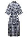 Baum Und Pferdgarten Checked Double-breasted Coat In Multi