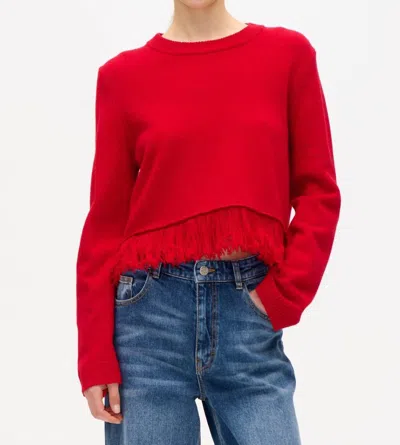 Baum Und Pferdgarten Chevy Crewneck Sweater In Red