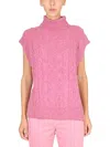 Baum Und Pferdgarten Cilina Knit Vest In Pink