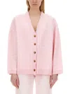 Baum Und Pferdgarten Gingham-check Logo-embroidered Cardigan