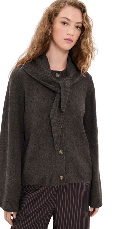 Baum Und Pferdgarten Clarine Knit Cardigan Coffee Brown