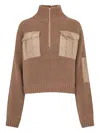 Baum Und Pferdgarten Clyde High-neck Sweater In Brown