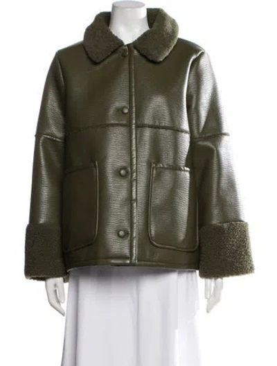 Pre-owned Baum Und Pferdgarten Coat In Green