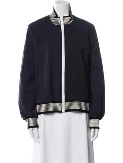 Pre-owned Baum Und Pferdgarten Colorblock Pattern Jacket In Blue