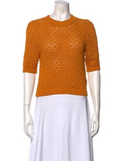 Pre-owned Baum Und Pferdgarten Crew Neck Sweater In Orange