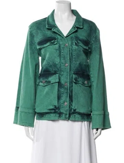 Pre-owned Baum Und Pferdgarten Denim Jacket W/ Tags In Green