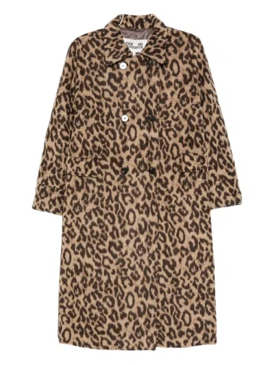 Baum Und Pferdgarten Dixie Mantel Mit Leoparden-print In Brown