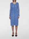 Baum Und Pferdgarten Janis Dress In Blue Mini Rose In 蓝色