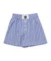 Baum Und Pferdgarten Elastic Waist Shorts In Blue
