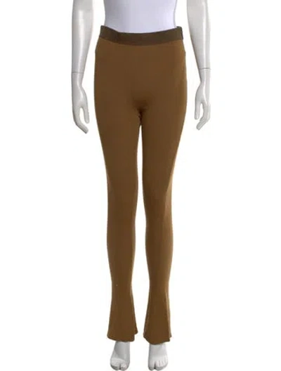 Pre-owned Baum Und Pferdgarten Flared Pants In Green