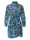 Baum Und Pferdgarten Floral Mini Dress In Blue