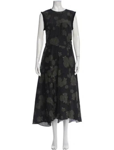 Pre-owned Baum Und Pferdgarten Floral Print Long Dress In Multi