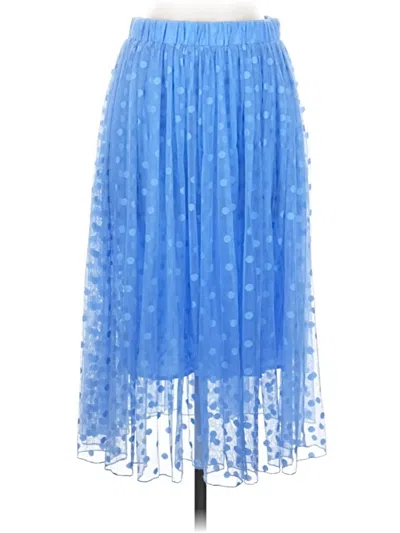 Pre-owned Baum Und Pferdgarten Formal Skirt In Blue