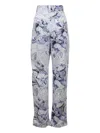 Baum Und Pferdgarten Geometric-print Trousers In Gold