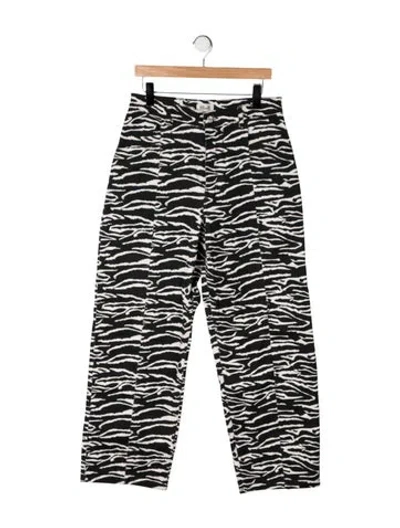 Pre-owned Baum Und Pferdgarten High-rise Straight Leg Jeans In Multicolor