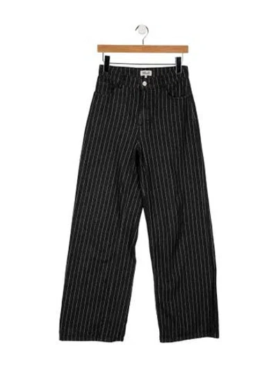 Pre-owned Baum Und Pferdgarten High-rise Wide Leg Jeans In Black