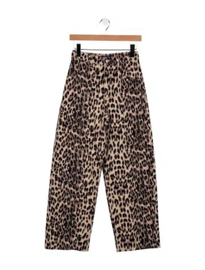 Pre-owned Baum Und Pferdgarten High-rise Wide Leg Jeans In Multi