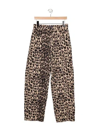 Pre-owned Baum Und Pferdgarten High-rise Wide Leg Jeans In Multi
