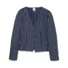 Baum Und Pferdgarten Striped Blazer In Multicolor