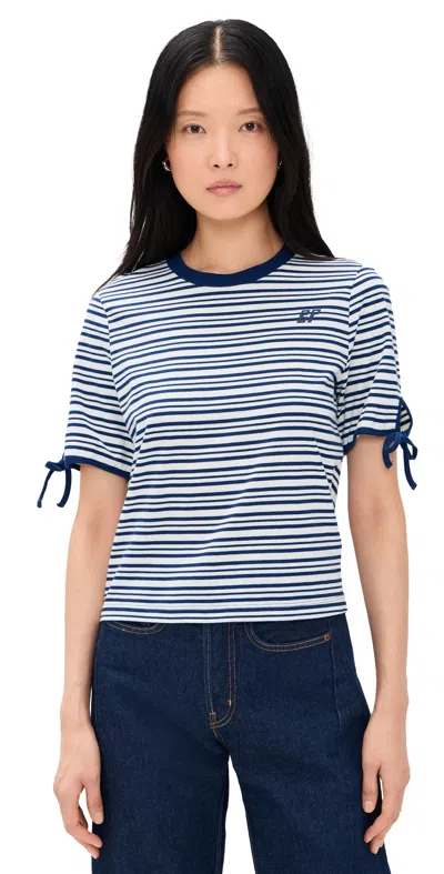 Baum Und Pferdgarten Janet Striped Tee Derby Blue Stripe