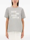 Baum Und Pferdgarten Jawo Logo Organic-cotton T-shirt In Gray