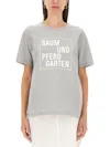 Baum Und Pferdgarten Jawo Logo Organic-cotton T-shirt In Grey